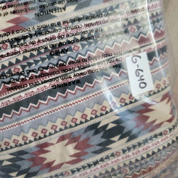 Rock & Roll Bargain Button Bell Bottom Jeans Womens 28 x 34 Cowgirl Aztec Flare - Picture 11 of 11